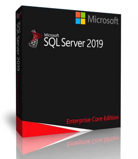 Microsoft SQL Server 2019 Enterprise with 24 Core License, unlimited User CALs