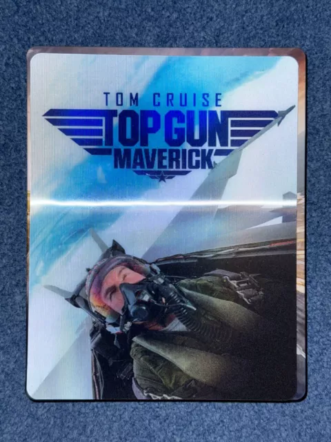 TOP GUN: MAVERICK 4K UHD Blu-Ray Steelbook Lenticular Magnet Walmart 2022  £30.00 - PicClick UK