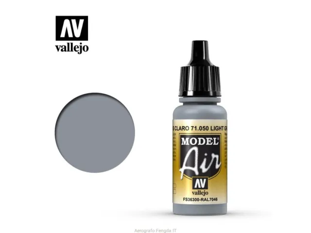 VALLEJO MODEL AIR 71050 - LIGHT GREY - ACRILICO 17ml