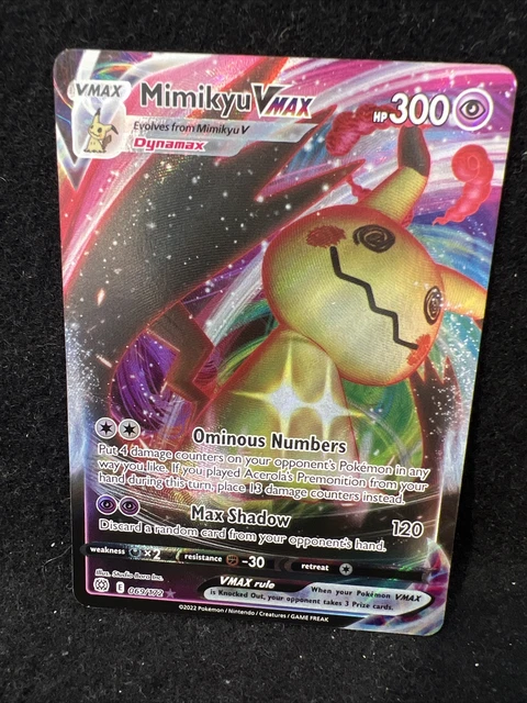 Vmax Pokemon Cards Mimikyu V & Vmax 069/172 Brilliant Stars Pokemon Cards - Ultra Rare Lot Pokemon Cards Vmax Vmax Pokemon Cards Mimikyu V & Vmax 069/172 Brilliant Stars Pokemon Cards - Ultra Rare Lot Pokemon Cards Vmax