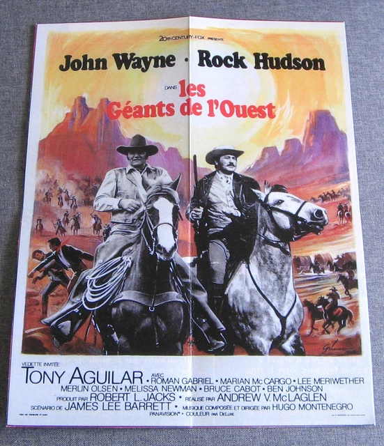 affiches de cinéma - JOHN WAYNE - Rio Bravo - Rio Grande - El Dorado - John Ford 5