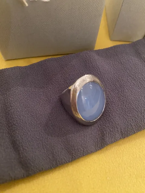 Emporio Armani Ring Blue Stone M1/2 16.9mm