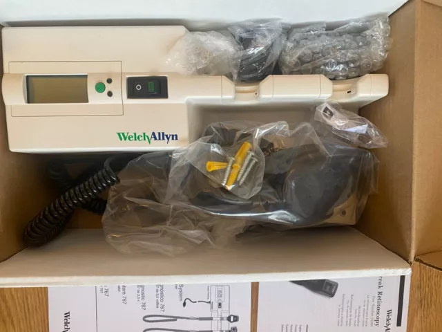 Welch Allyn 767 series wall mounted Ophthalmoscope and Otoscope with heads NEW