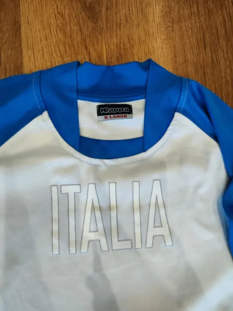 VINTAGE Maillot ITALIE ITALIA maglia calcio football collection KAPPA training S 2