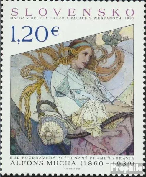 Briefmarken Slowakei 2015 Mi 778 postfrisch Kunst