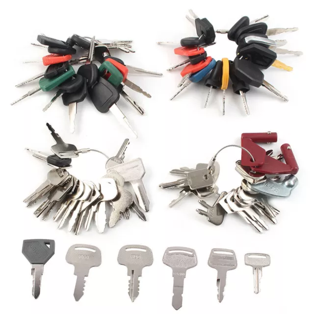 80 Schlüssel Baumaschinen-Zündschlüsselsatz mit 80 Schlüsseln  Für Komatsu##