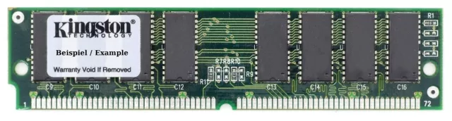 Kit 32 MB (2x16 MB) Kingston PS/2 EDO SIMM RAM 60ns 5V 4x32 72-Pin 2128-055.A00 K2