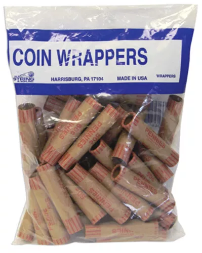 Coin Wrappers Penny Pack 36 ct