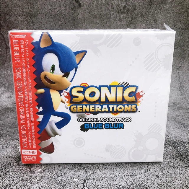 SONIC GENERATIONS ORIGINAL Soundtrack Blue Blur Music CD SEGA Japan 