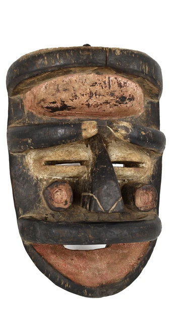 Dan Guerre Guere Mask Wood African Art