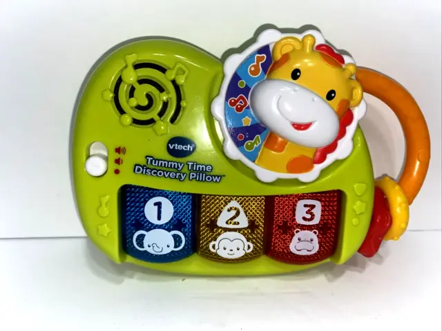Vtech Tummy Time Discovery Music And Talking for baby Tested Works FRESH BATTERY
