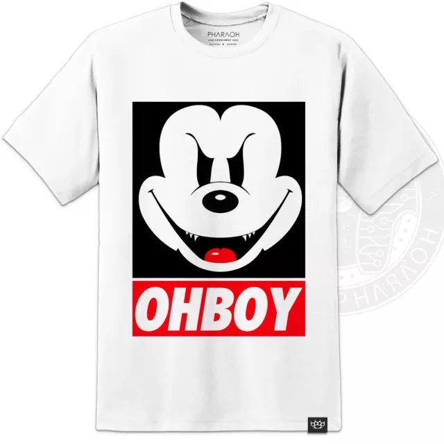 Mickey Mouse Ohboy / Obéir Style T Shirt Evil Disney Minnie Ils Live S-3XL Wylie