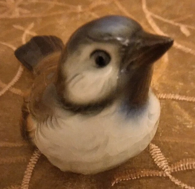 Vintage Hummel W Germany Mark Ceramic Sparrow Bird Figurine MSM 3" Collectible