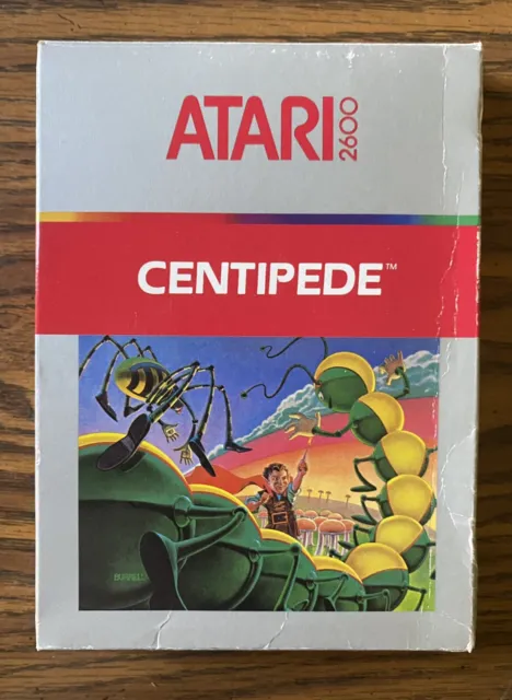 Centipede Atari 2600, 1981 Complete In Box Manual DC Mini Comic Book