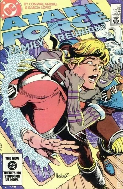 Atari Force #4 VG/FN 5.0 1984 Stock Image Low Grade