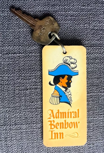 Vintage Admiral Benbow Inn Atlanta Georgia Hotel Key & FOB Room 333