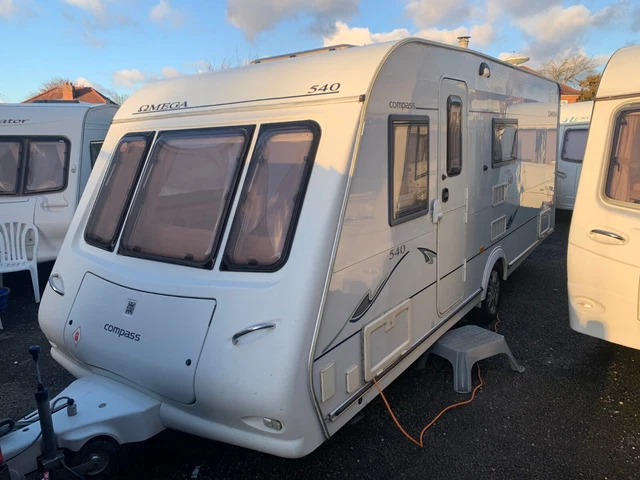 COMPASS OMEGA 540 Fixed Bed 4 Berth With End Double Bedroom 2005