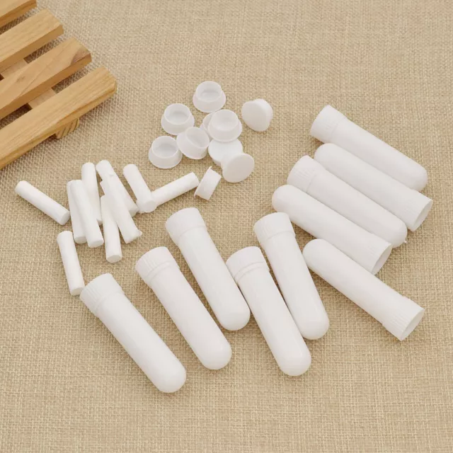 10 Sets Perfume Blank Nasal Inhalers Oil Aromatherapy Diffusers Best Price New