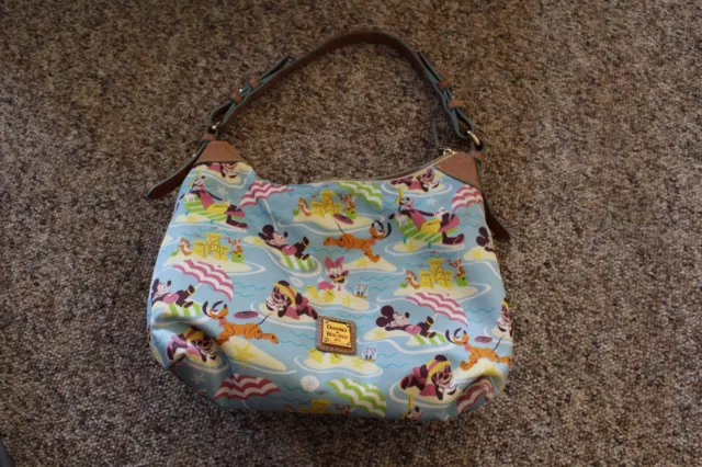 Walt Disney Dooney & Bourke Purse  "Day at the Beach Mickey & Friends"