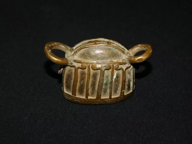 Original Best Antiques Burmese Bronze Water Buffalo Bell
