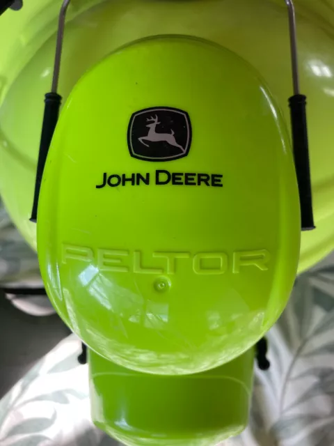 3M Lumberjack John Deere Peltor Hardhat Hard Hat Hearing Protection Ear Muffs