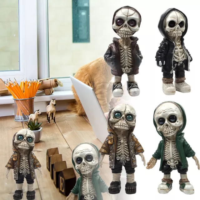 Cool Skeleton Figurines Halloween Skeleton Figurine, Craft Desk Toy Gift