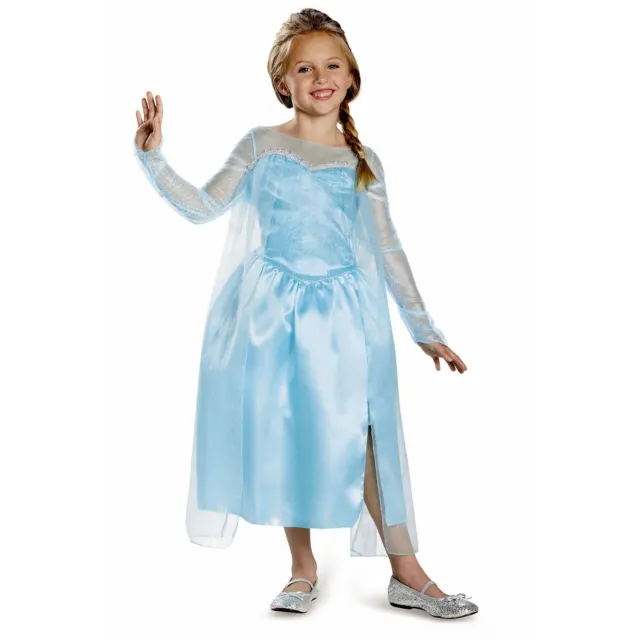 Costume Elsa Ufficiale Disney Classico Frozen Elsa Ragazze Bambini Principessa Abito Fantastico