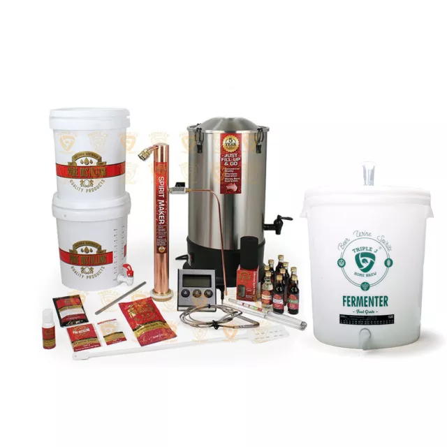 Pure Distilling All In One Spirit  Maker System with 30L Fermenter Reflux Kit