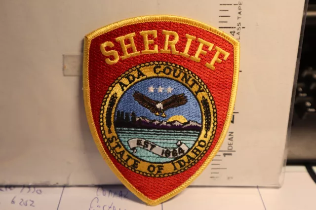 police patch   ADA COUNTY SHERIFF STATE OF IDAHO