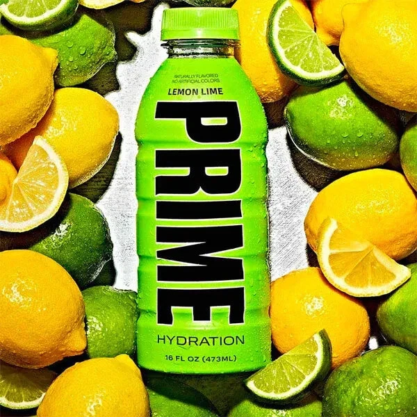 PRIME HYDRATION ENERGY Drink Lemon Lime 12x500ml Pack 🍋 KSI & Logan