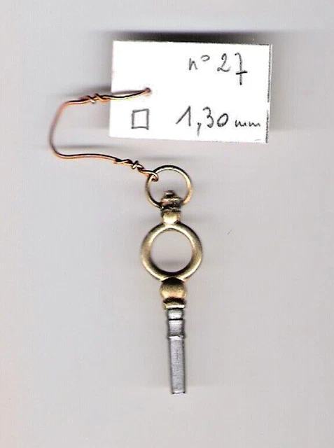Clé Remontoir Ancienne Pour Montre à Gousset - Vintage - Occasion - 7-37 - Sans Marque