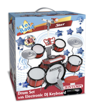 Bontempi BONTEMPI DRUM SET 3 TAMBURI PIATTO   51 3342 