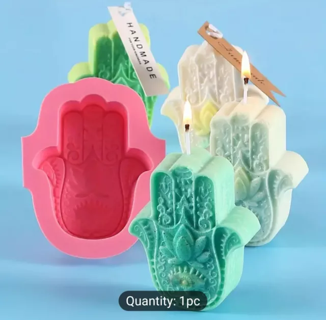 Job Lot Of Silcone Moulds X 10 UK Seller Candle Soap Novelty Hand Henna