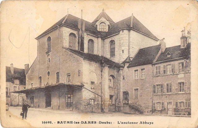 Cpa 25 Baume Les Dames Ancienne Abbaye