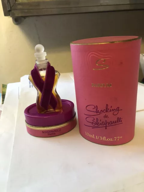 Joli Flacon de Parfum Shocking de Schiaparelli 10ml Paris dans sa boite