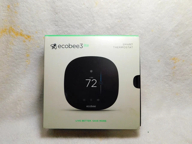 ecobee ecobee3 lite Smart Thermostat Black NEW OPEN BOX 