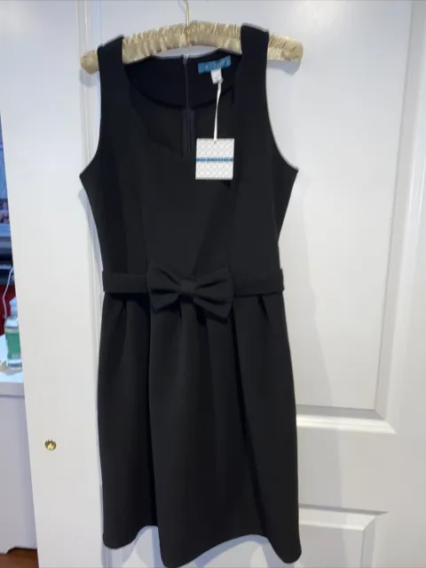 Pim & Larkin Black Bow Dress Sz Med NWT