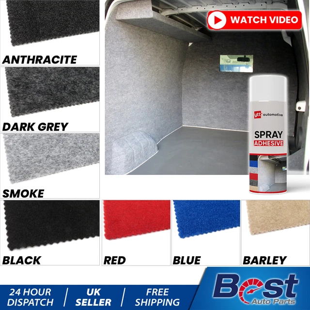 FOR VW T5 T5.1 Transporter Caddy Camper Van Lining Carpet 4 Way Stretch