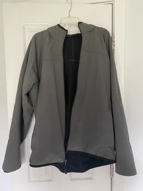 Beyond Clothing A5 - Stretch Alpha Jacket - Hood - Full Zip - Grey - Large