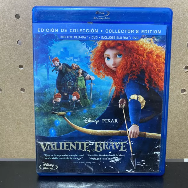 Brave (Blu-ray/DVD, 2012, 3-Disc Set, Collectors Edition Spanish)