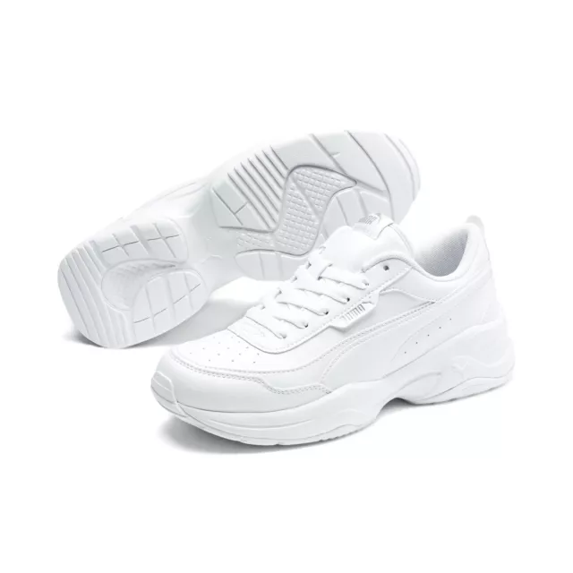 Puma Cilia Mode Damen Schuhe Sneaker Turnschuhe 371125 (Weiß 02)