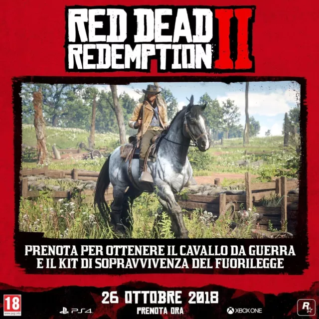 Red Dead Redemption 2 Ps4 Italiano Videogioco Eu Play Station 4 Gioco Western 3