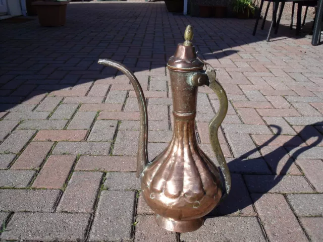 Antique Islamic Persian Arabic Copper & Brass Coffee Pot/Teapot or Water Jug