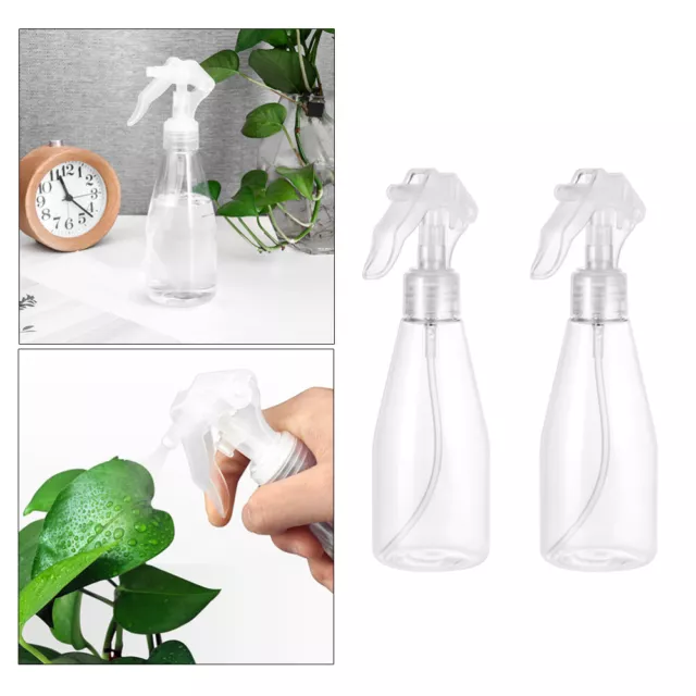 3 stücke Kunststoff Sprühflasche Transparente nachfüllbare Mehrzweckflasche für