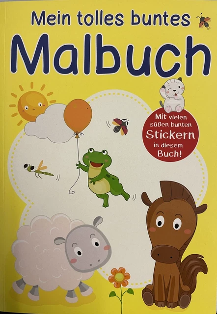 Malbuch Set für die kleinen 2 Malbücher