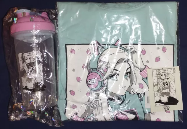 GamerSupps Waifu Cups x F1NN5TER *limited edition* + shirt (3XL) + sticker