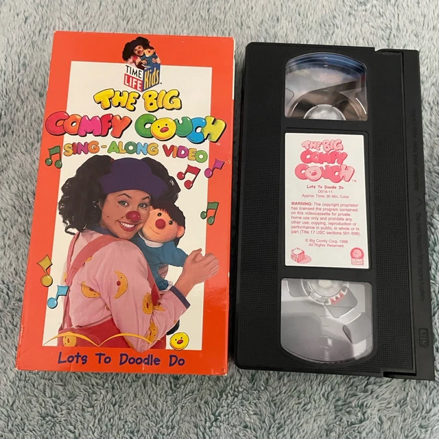 The Big Comfy Couch This Little Piggy THE BIG COMFY Couch Sing Along VHS Video Lots to Doodle Do Time Life