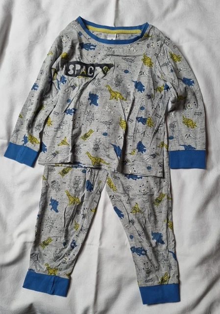 Pigiama, bambini, taglia 116, grigio, motivo, ragazzi, usato