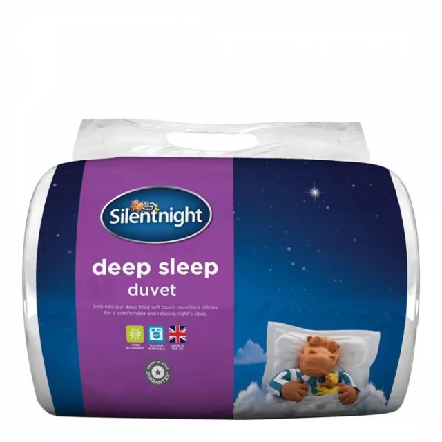 Silentnight Deep Sleep 13.5 Tog Duvet Quilt Winter Warm Cosy Soft Hotel Quality