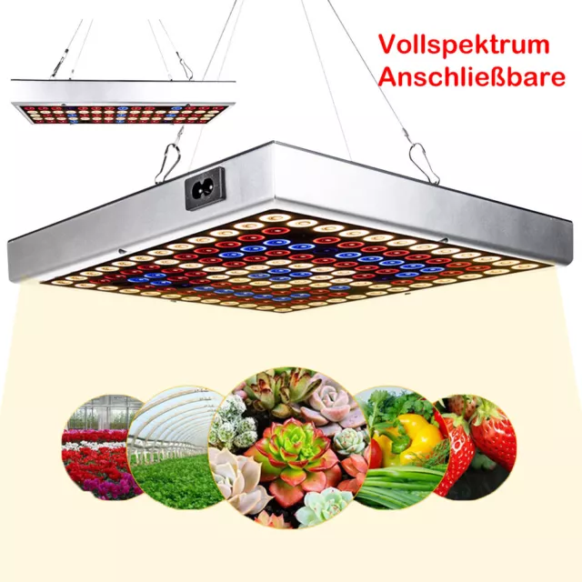 LED Vollspektrum Grow Lampe Pflanzenlampe Wachsen Licht Wachstumslampe 25W 45W